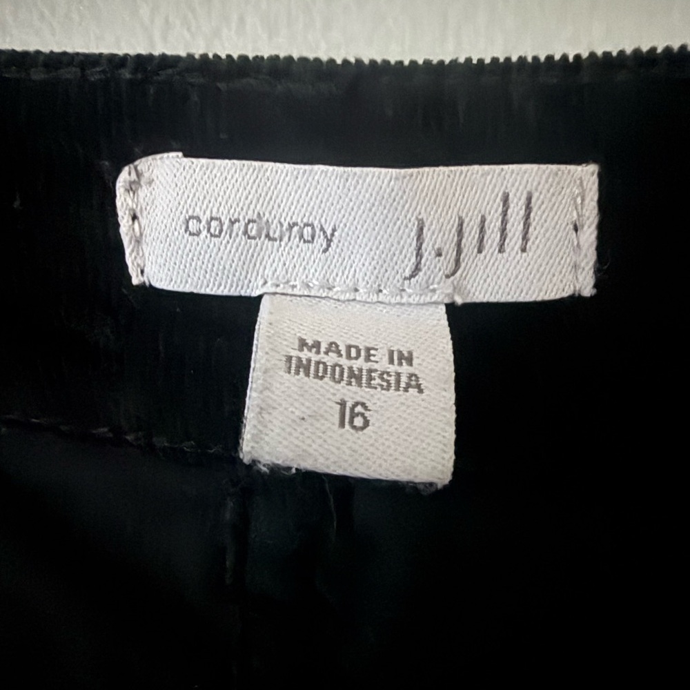 J. Jill Black Corduroy Women's Pants